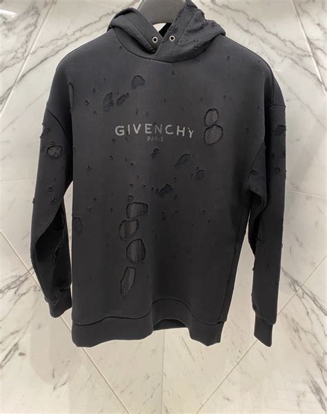 givenchy paris destroyed sweater|Sweatshirts & Hoodies .